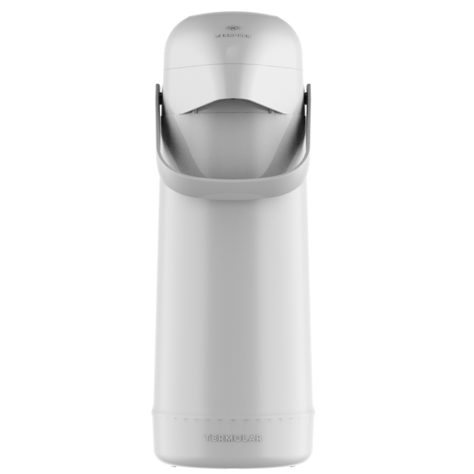 Garrafa Térmica Pump Branco 1l