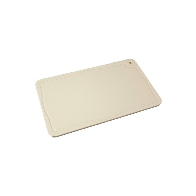 Tábua para Corte com Canaleta Bege 30x50cm