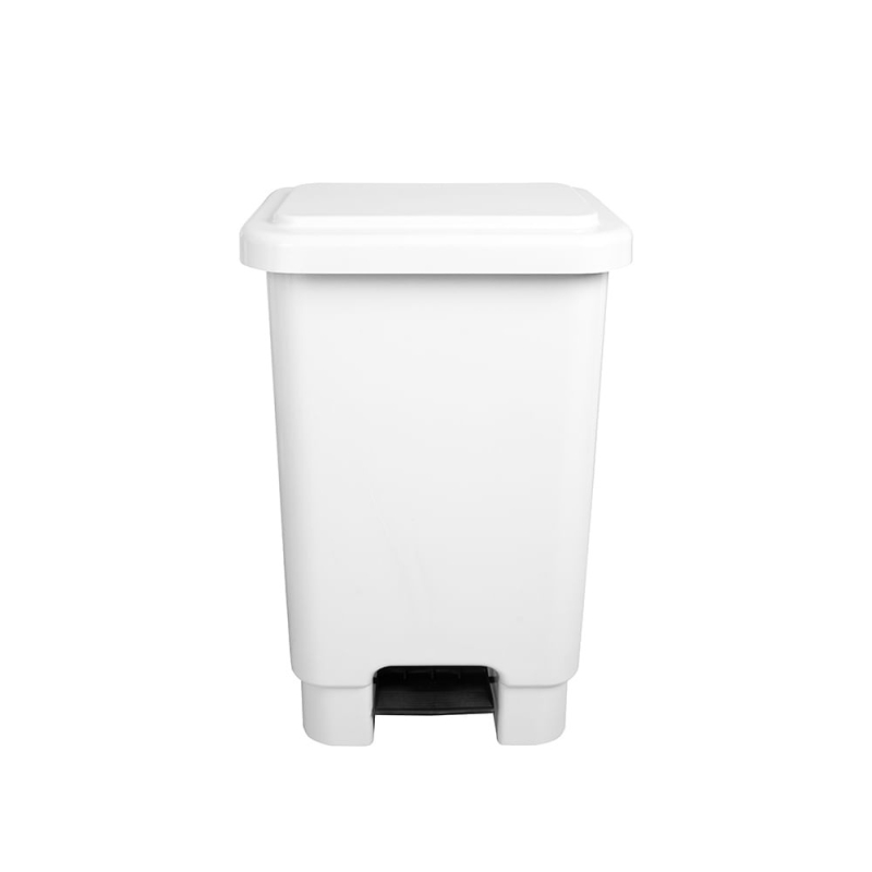 Lixeira com Pedal Branco 50l