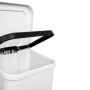 Lixeira com Pedal Branco 50l