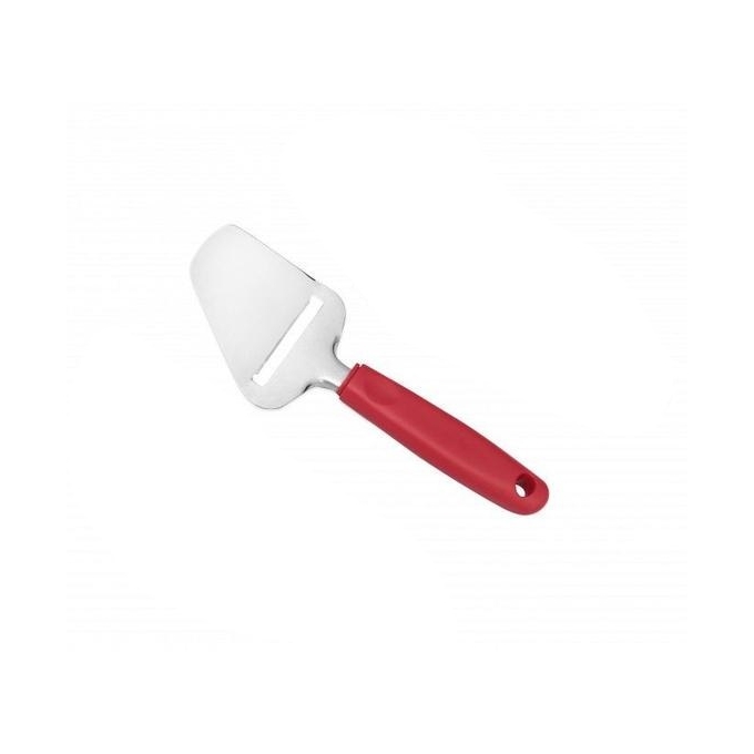 PLAINA PARA QUEIJO C/ CABO VERMELHO 21CM