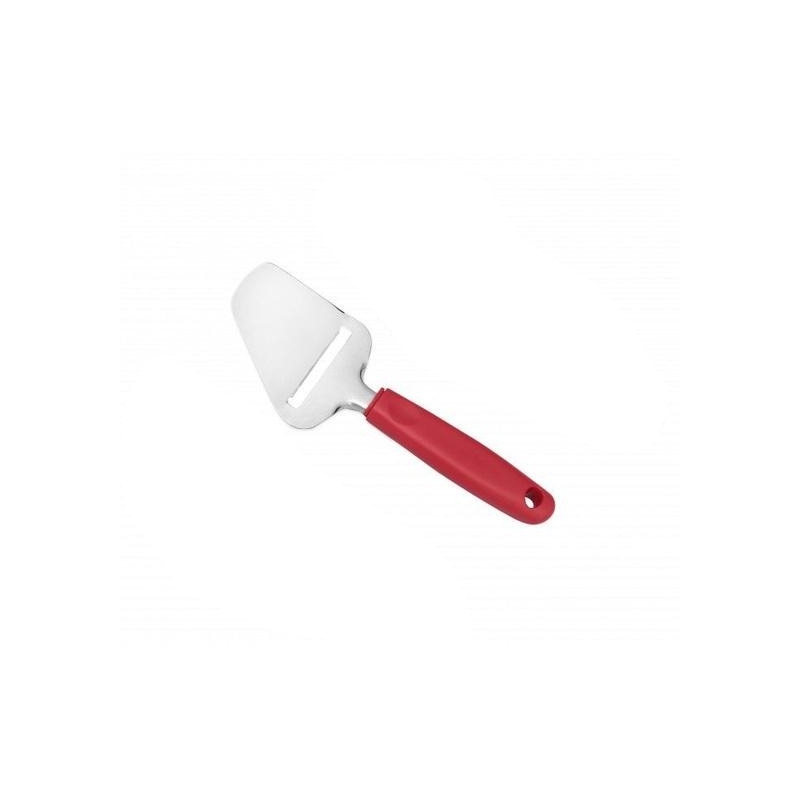 PLAINA PARA QUEIJO C/ CABO VERMELHO 21CM