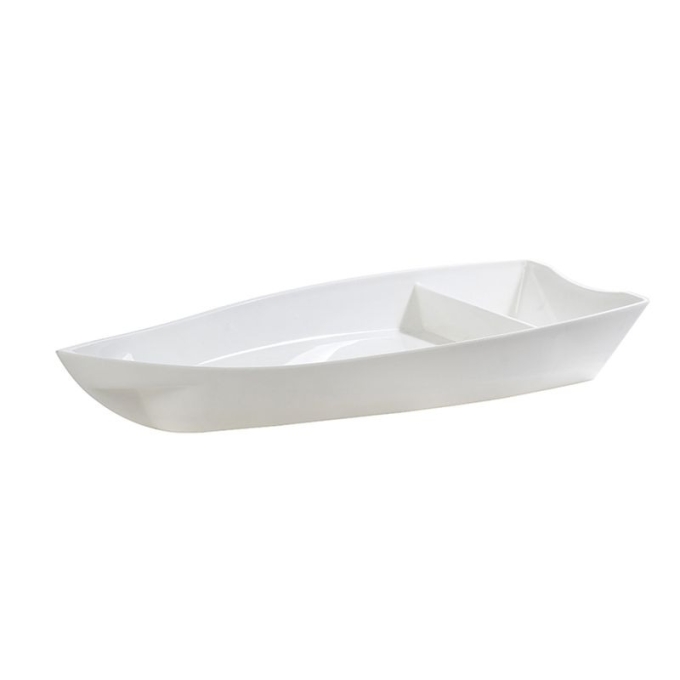 Barco para Sushi Branco 38x16x5cm