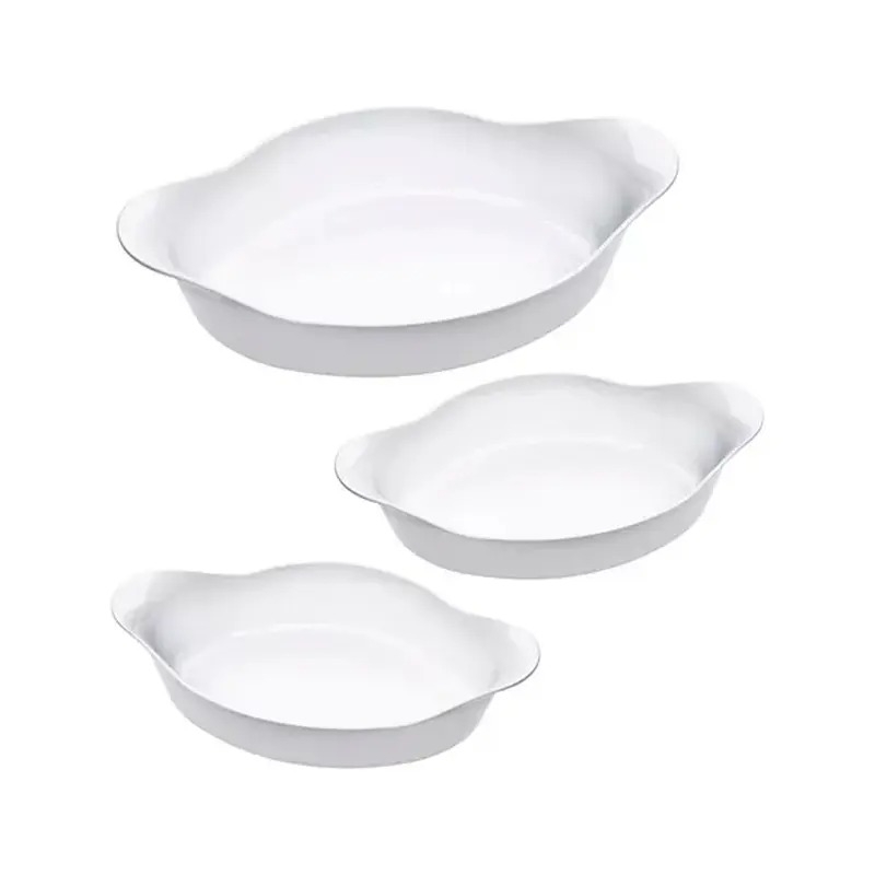 Kit Assadeira Opaline 3 pcs 600ml /1l/1.4l