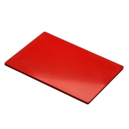 PLACA DE CORTE LISA VERMELHA 30X50CM