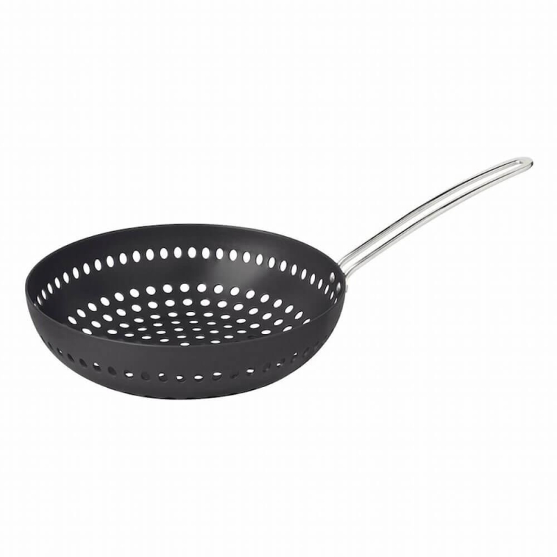 Grelha Wok Furada Alumínio Anodizado Ø26cm