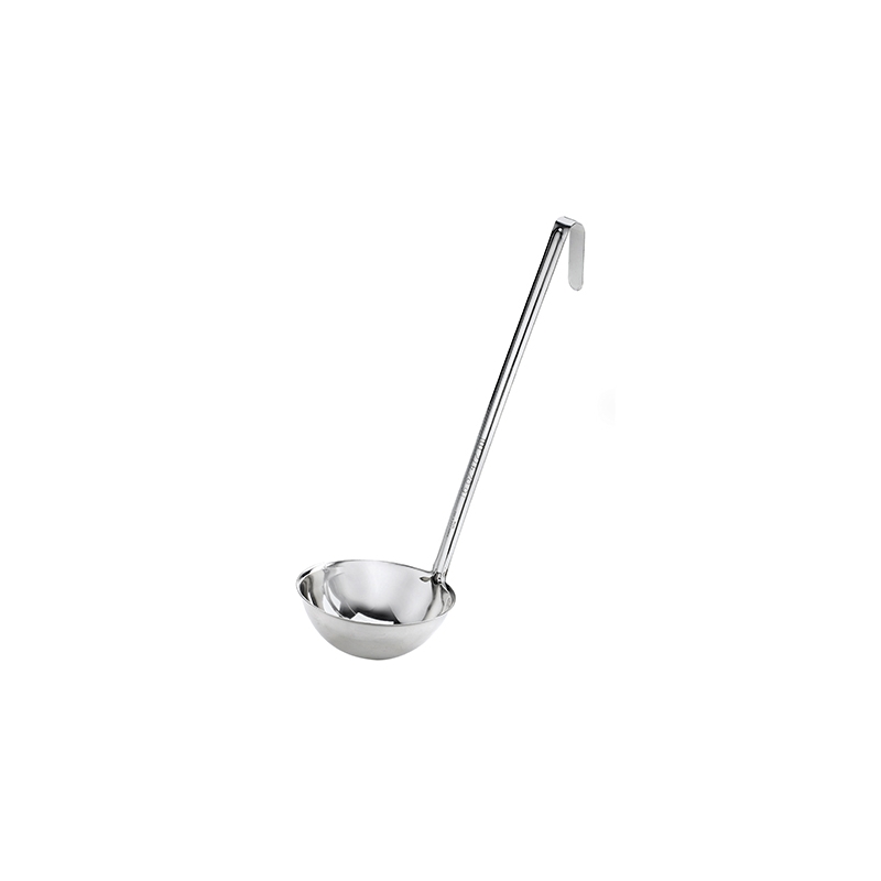 Concha Inteiriça Inox com Gancho 120ml 32cm