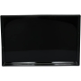 Bandeja Retangular Plástica Espelhada Preto 40x26cm
