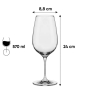 Taças de Cristal Água/Vinho Chardonnay 570ml