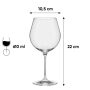 Taça de Cristal Vinho Bourgogne 610ml