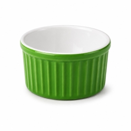 Ramequim em Porcelana Verde Refratária 100ml Ø8x4cm