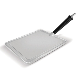 Chapa para Bife Fundida com Cabo 22x27cm