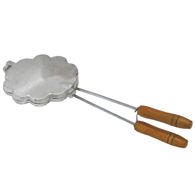 Forma para Waffle Grande em Alumínio Fundido Ø22cm