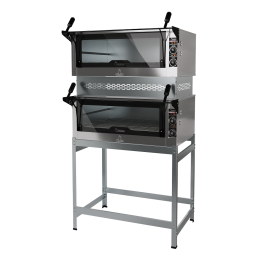 Forno Guilhotina Premium Elétrico Inox 2 Câmaras 80x60cm 220V