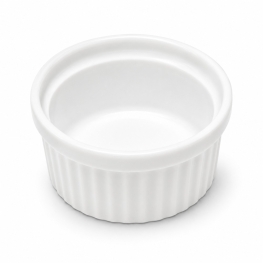 Ramequim de Porcelana Classic Branco 50ml Ø6x4cm