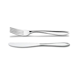 Kit Faca e Garfo de Mesa Lyon Aço Inox