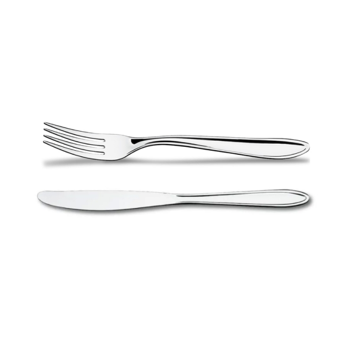 Kit Faca e Garfo de Mesa Lyon Aço Inox