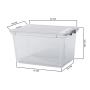 Caixa Plástica Organizadora Grande 35L
