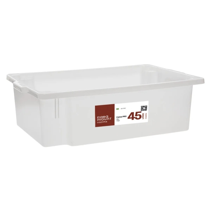 Caixa Plástica Empilhável Pro 45L