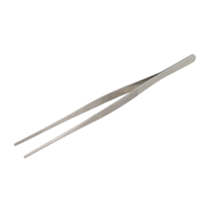 Pinça Culinária Profissional Inox Ponta Reta 30cm