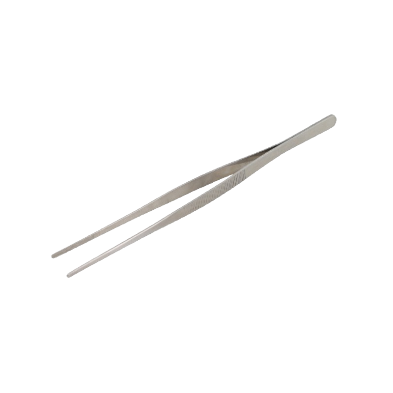 Pinça Culinária Profissional Inox Ponta Reta 30cm