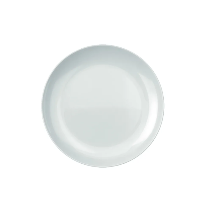 Prato Fundo Opaline Blanc Branco 22cm