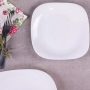 Prato de Sobremesa Opaline Plaza Branco 19cm