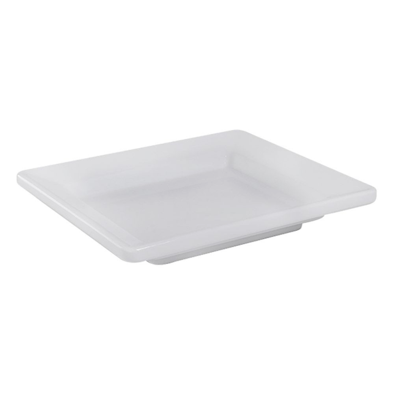 Travessa de Melamina Branca Gastronorm 1/6 17,6cm