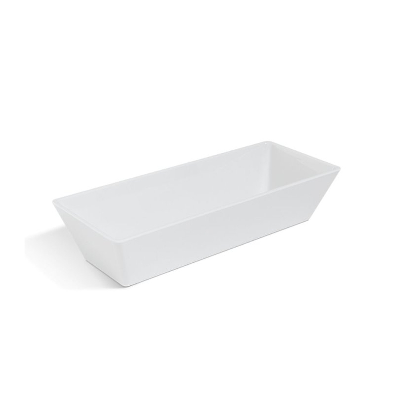 Travessa de Melamina Branca Gastronorm Deep 1/3 32,5cm