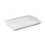 Bandeja Retangular Melamina Buffet Branco 19cm