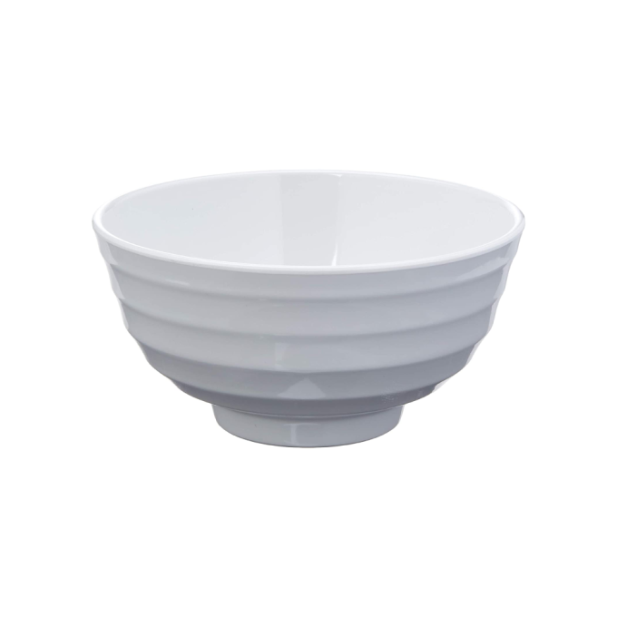 Bowl de Melamina Oriente Branco 13cm 550ml