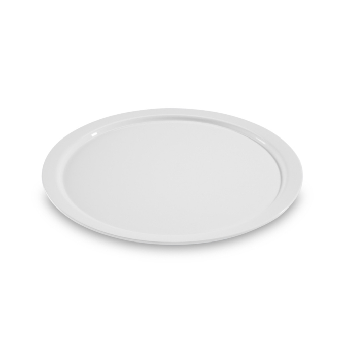 Bandeja Redonda Melamina Buffet Branco 41cm