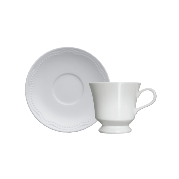 Xícara para Chá com Pires Cottage 190ml