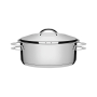 Caçarola Rasa Inox Fundo Triplo Ø20cm 2,9l