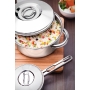 Caçarola Funda Inox Fundo Triplo Ø20cm 3,6l