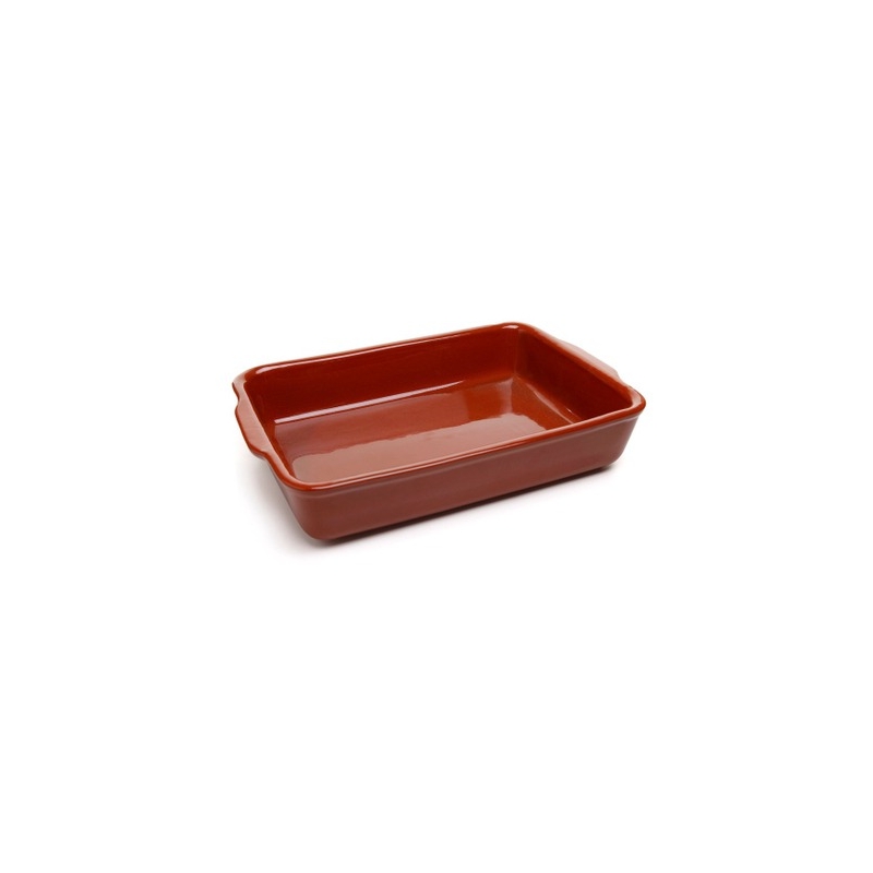 ASSADEIRA DE BARRO RETANGULAR N2 710ML