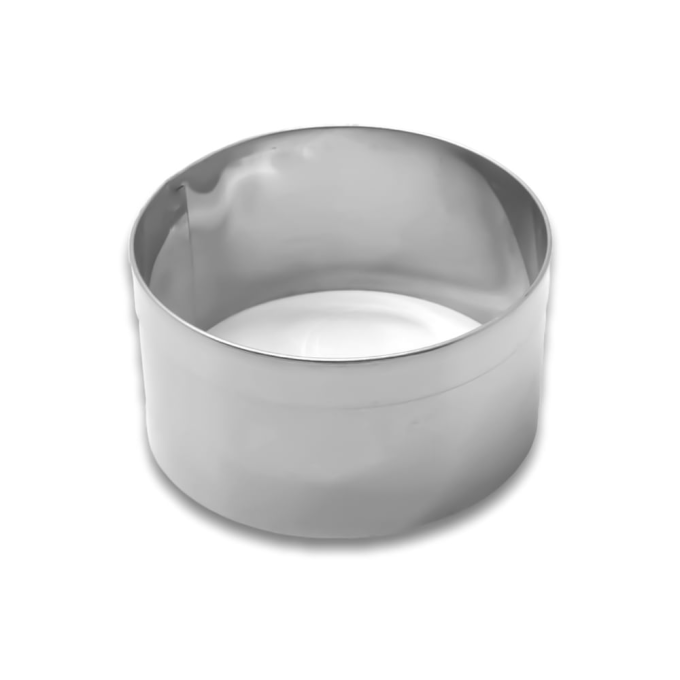 Cortador Redondo Liso Inox Ø10x4cm