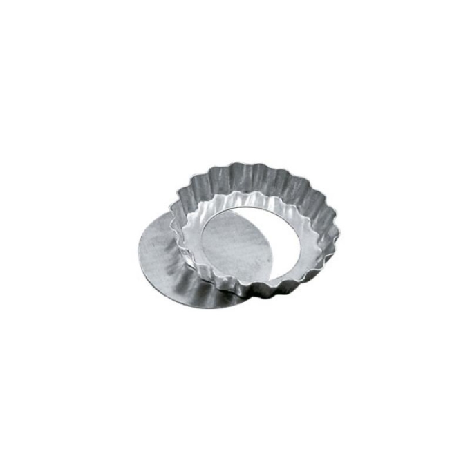 FORMINHA TORTA DE MAÇÃ C/ FUNDO FALSO Ø7,6CM
