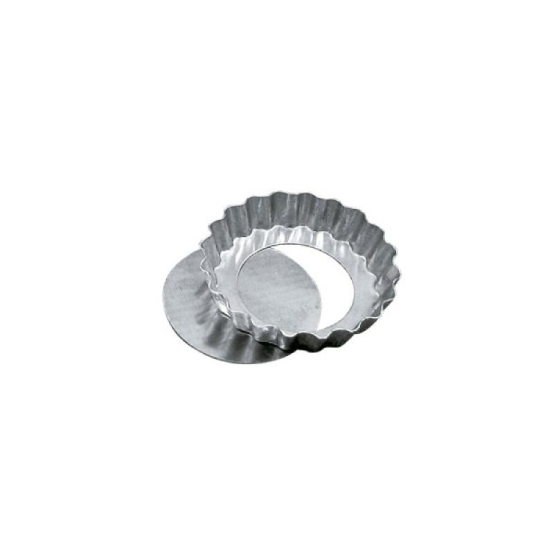 FORMINHA TORTA DE MAÇÃ C/ FUNDO FALSO Ø7,6CM