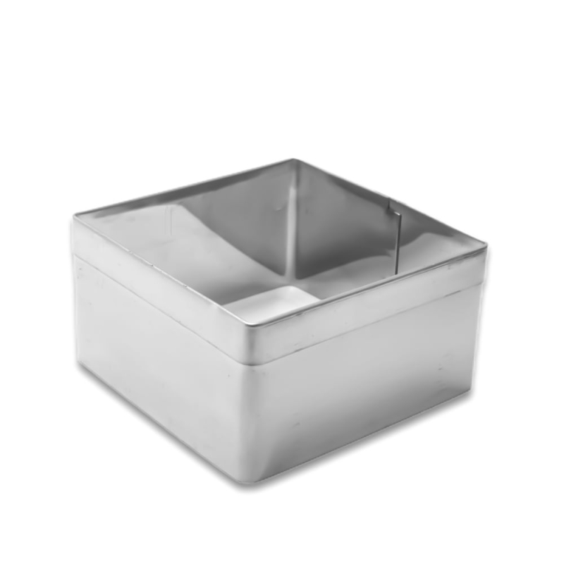 Cortador Quadrado Liso Inox 10cm